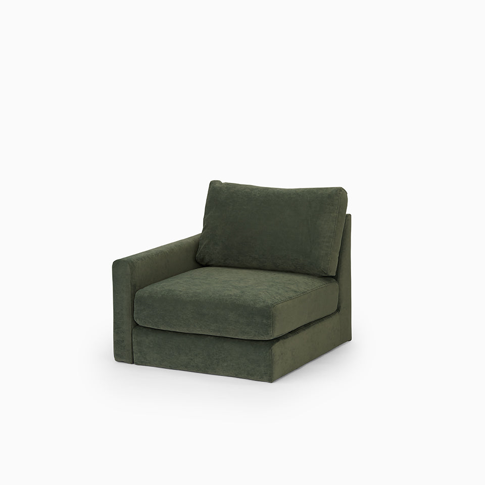 KUUM  Sofa 1 seater One arm - Full Cover / クーム ソファ