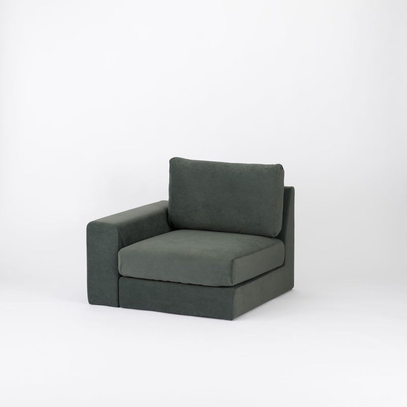 KUUM  Sofa 1 seater One arm - Full Cover / クーム ソファ