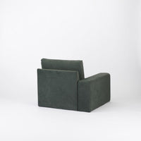 KUUM  Sofa 1 seater One arm - Full Cover / クーム ソファ