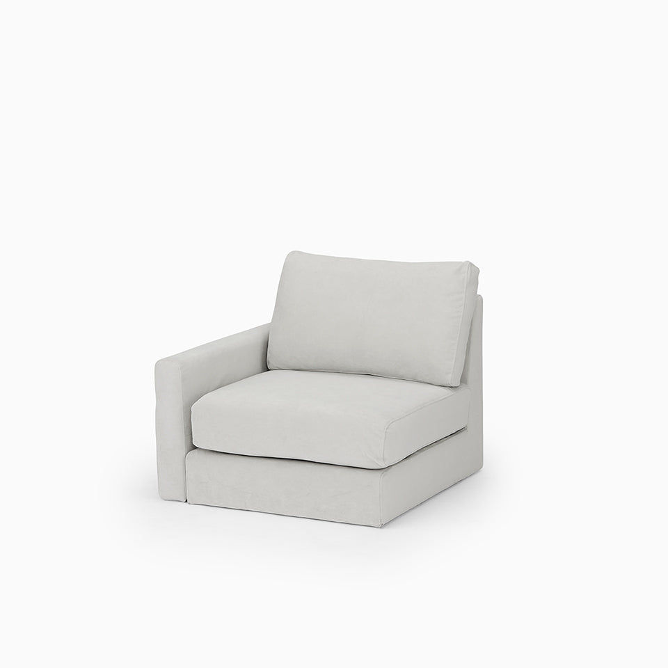 KUUM  Sofa 1 seater One arm - Full Cover / クーム ソファ