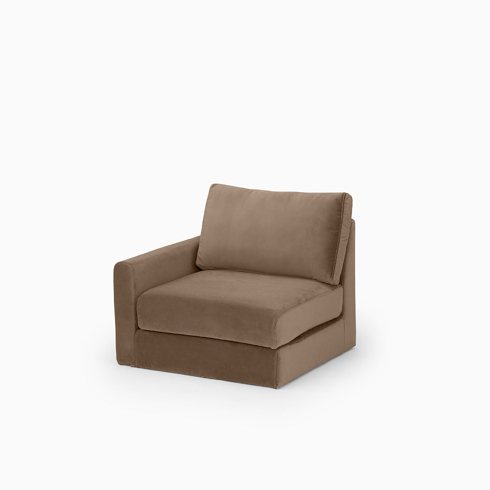 KUUM  Sofa 1 seater One arm - Full Cover / クーム ソファ