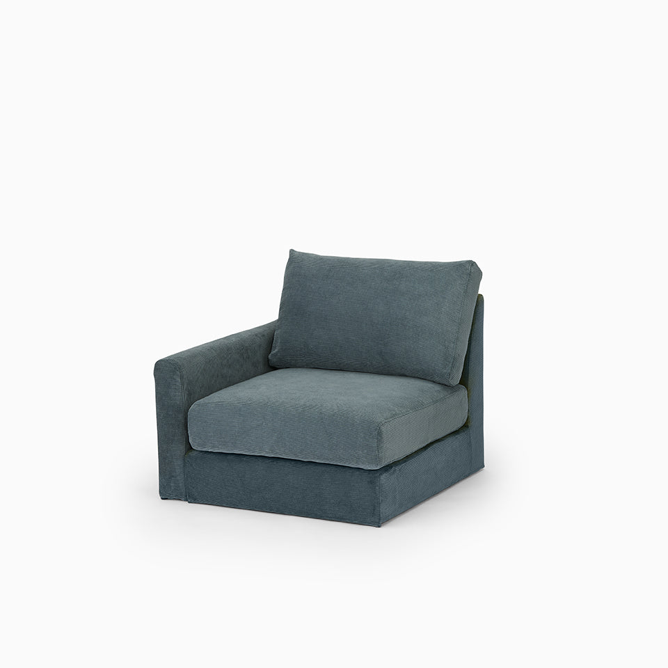 KUUM  Sofa 1 seater One arm - Full Cover / クーム ソファ