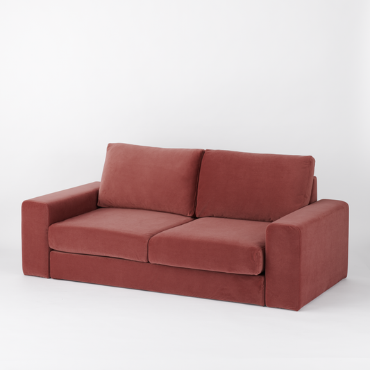 KUUM  Sofa 2 seater Double arm - Full Cover