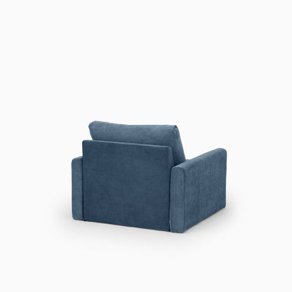 KUUM フルカバーソファ 1人掛け 幅90cm | 両肘スリムタイプ