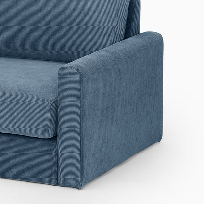 KUUM フルカバーソファ 1人掛け 幅90cm | 両肘スリムタイプ