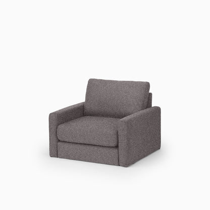 KUUM フルカバーソファ 1人掛け 幅90cm | 両肘スリムタイプ