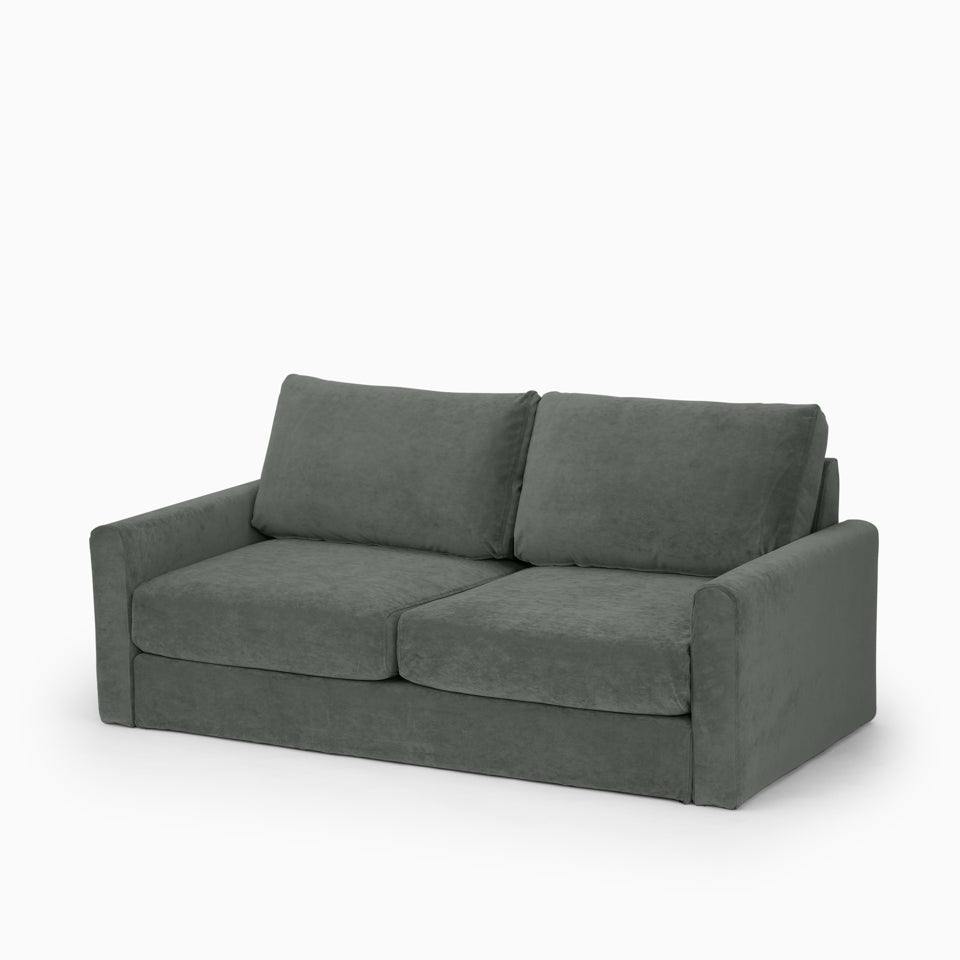 KUUM フルカバーソファ 2人掛け 幅160cm | 両肘スリムタイプ