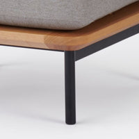 KUUM  Sofa Ottoman - Steel Frame/Natural / クーム ソファ オットマン