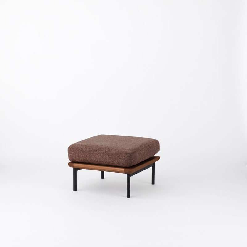 KUUM  Sofa Ottoman - Steel Frame/Brown / クーム ソファ オットマン