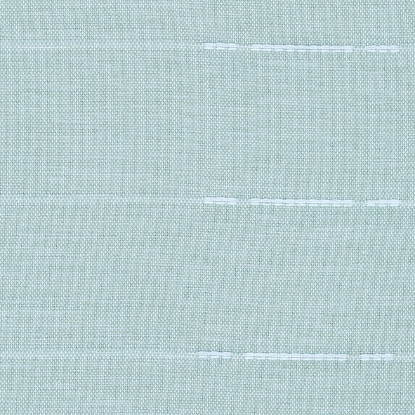 【サンプル】Luminous Border Stripe  Light Blue | カーテン