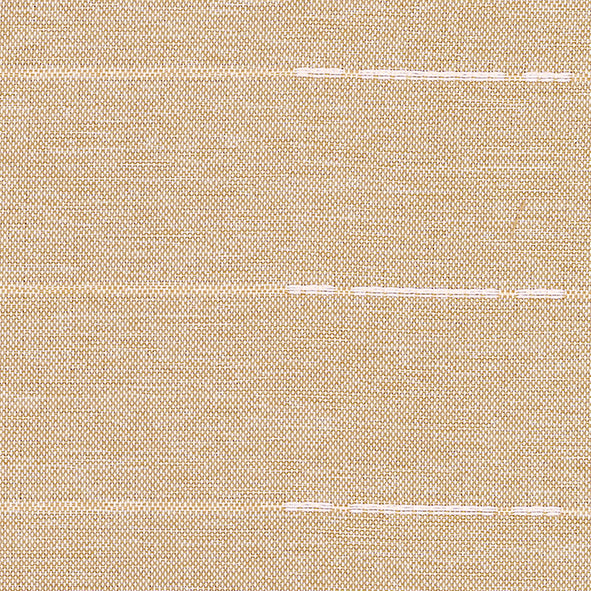 【サンプル】Luminous Border Stripe  Warm Beige | カーテン