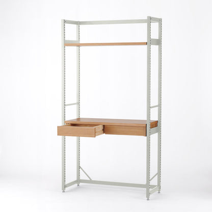 KUUM Shelf  Gray White - H1800 棚板/デスク棚 set / クーム  シェルフ