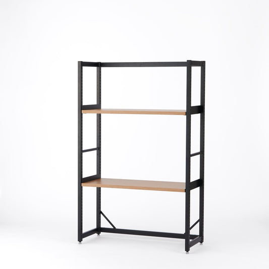 KUUM Shelf  Black - H1500 棚板2段 set / クーム  シェルフ