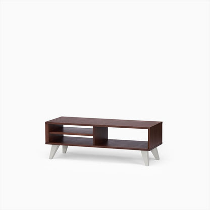 KUUM  Linear Wood Low Board W1200 Brown_Wooden legs