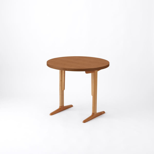 KUUM 円形テーブル 直径85cm | オーク突板ブラウン
