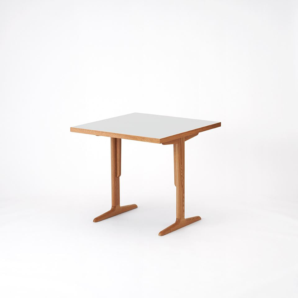 KUUM Table W800 × D800 - メラミンホワイト / クーム テーブル