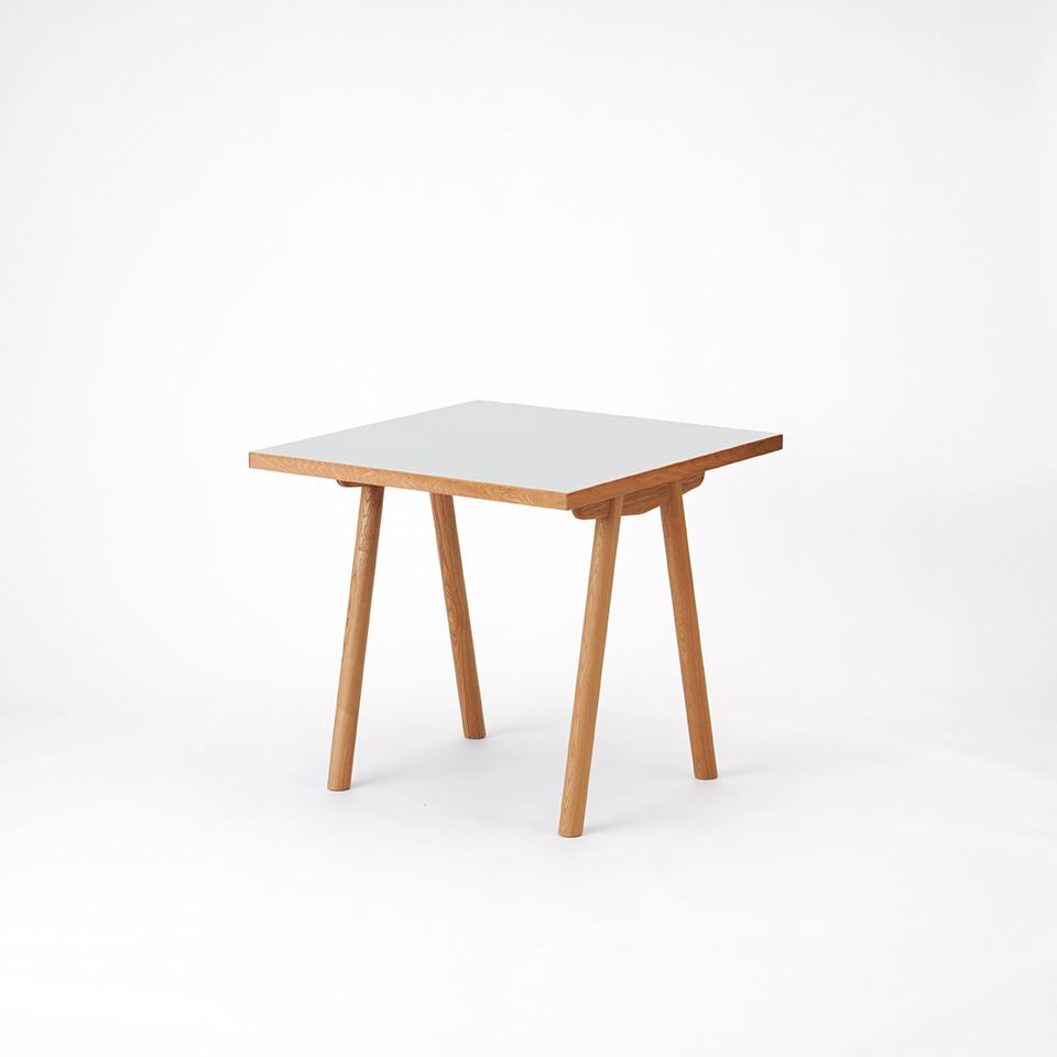 KUUM Table W800 × D800 - メラミンホワイト / クーム テーブル