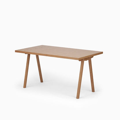 KUUM Table W1400 × D800 - オーク突板ナチュラル / クーム テーブル