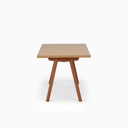 KUUM Table W1400 × D800 - オーク突板ナチュラル / クーム テーブル