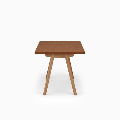 KUUM Table W1400 × D800 - オーク突板ブラウン / クーム テーブル