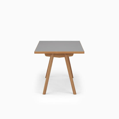 KUUM Table W1400 × D800 - メラミングレー / クーム テーブル