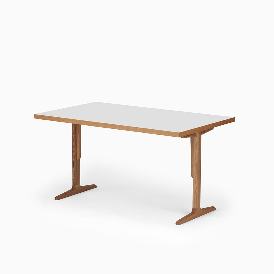 KUUM Table W1400 × D800 - メラミンホワイト / クーム テーブル