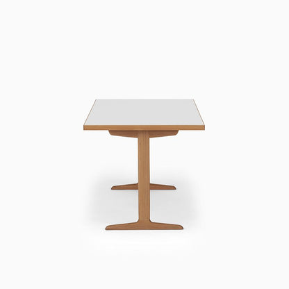 KUUM Table W1400 × D800 - メラミンホワイト / クーム テーブル