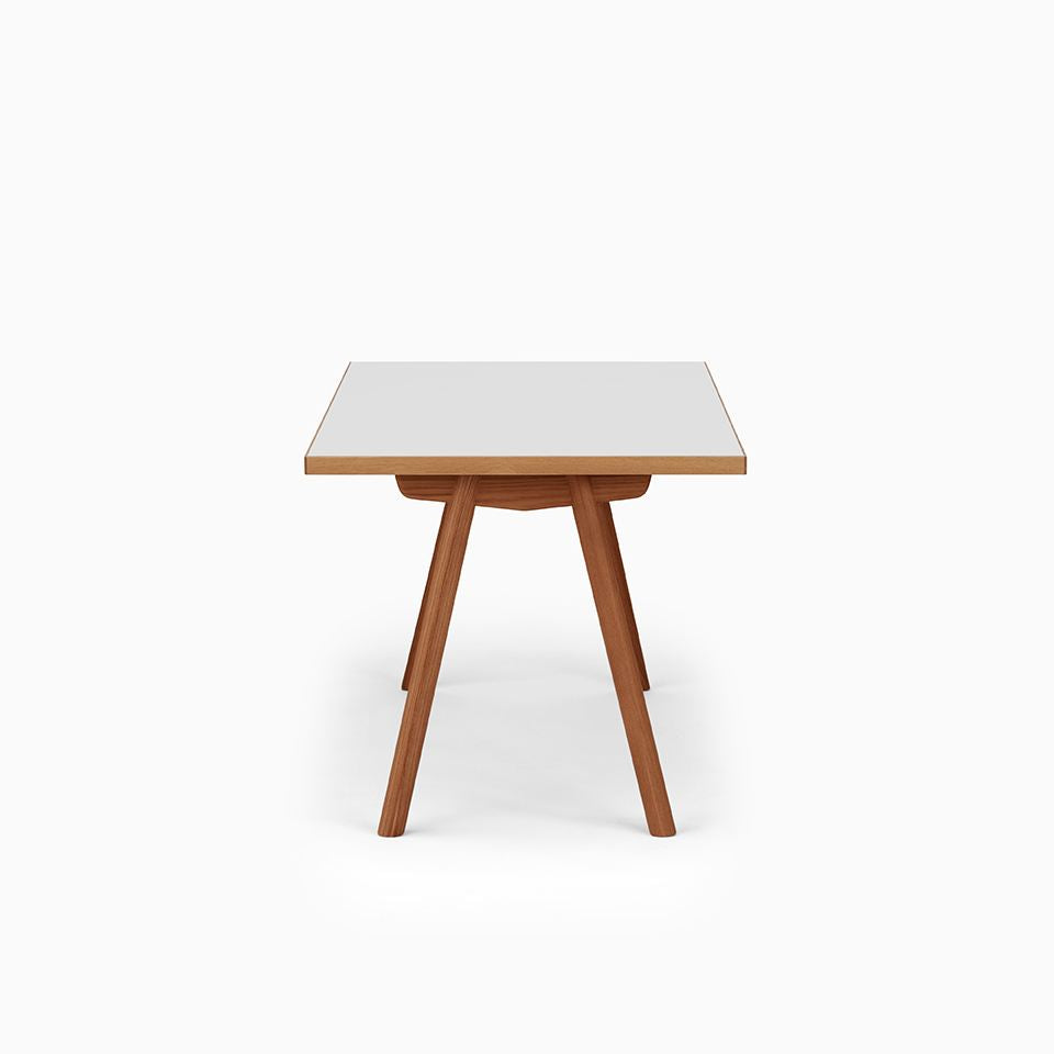 KUUM Table W1400 × D800 - メラミンホワイト / クーム テーブル
