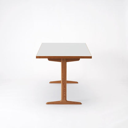 KUUM Table W1600 × D800 - メラミンホワイト / クーム テーブル