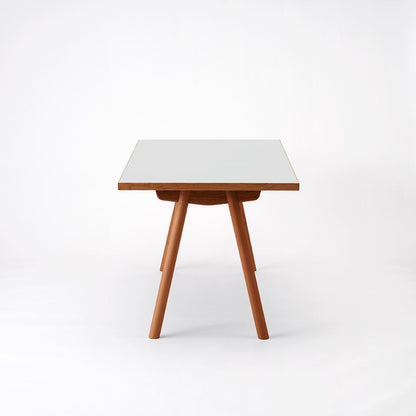 KUUM Table W1600 × D800 - メラミンホワイト / クーム テーブル