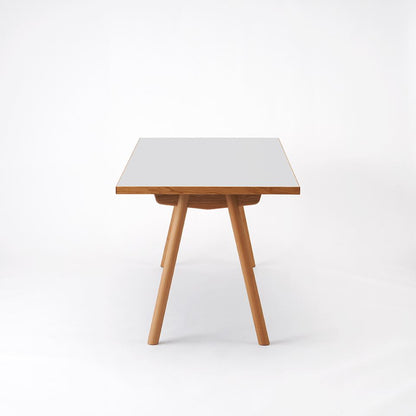 KUUM Table W1800 × D800 - メラミンホワイト / クーム テーブル