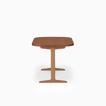 KUUM Table Oval  W1200 × D800 - オーク突板ブラウン / クーム テーブル