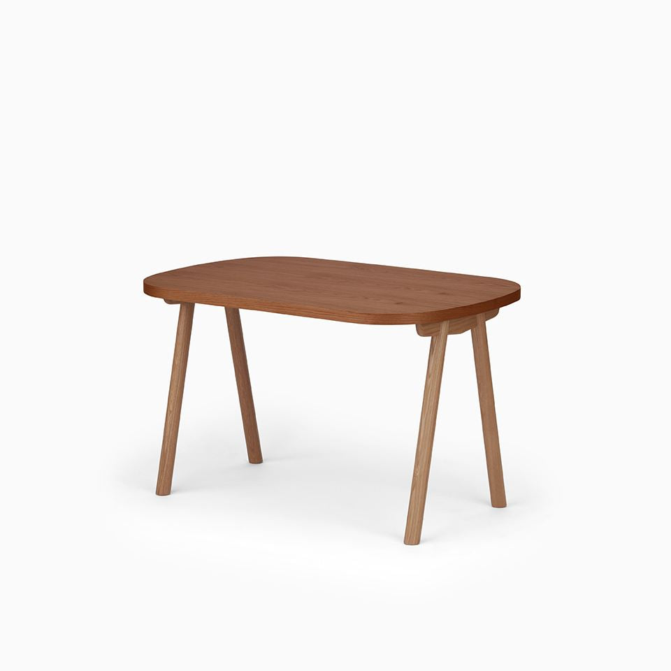 KUUM Table Oval  W1200 × D800 - オーク突板ブラウン / クーム テーブル