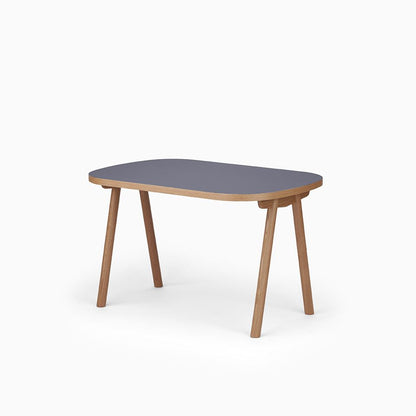 KUUM Table Oval  W1200 × D800 - メラミンネイビー / クーム テーブル