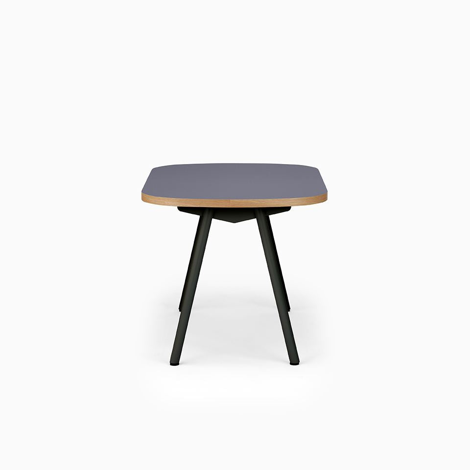 KUUM Table Oval  W1200 × D800 - メラミンネイビー / クーム テーブル
