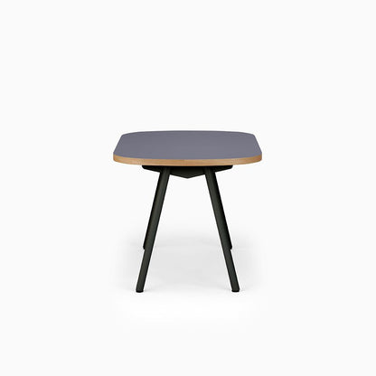 KUUM Table Oval  W1200 × D800 - メラミンネイビー / クーム テーブル