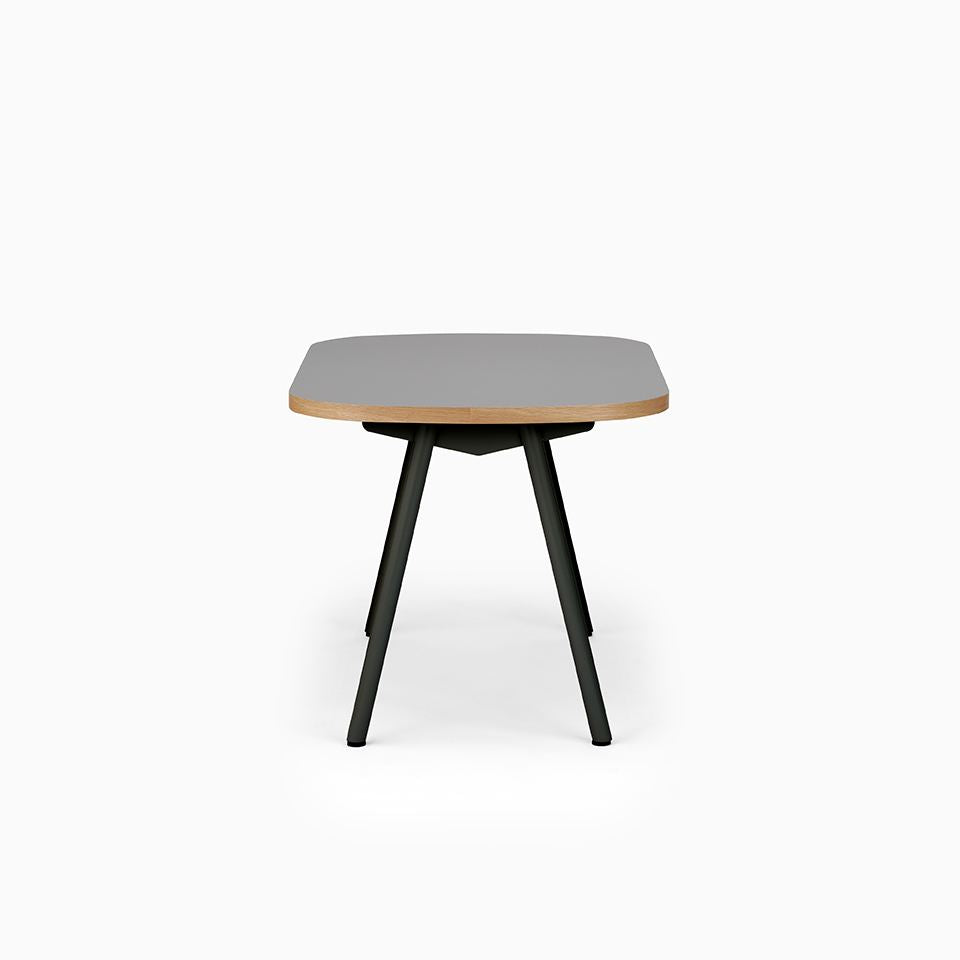 KUUM Table Oval  W1200 × D800 - メラミングレー / クーム テーブル