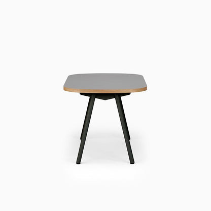 KUUM Table Oval  W1200 × D800 - メラミングレー / クーム テーブル
