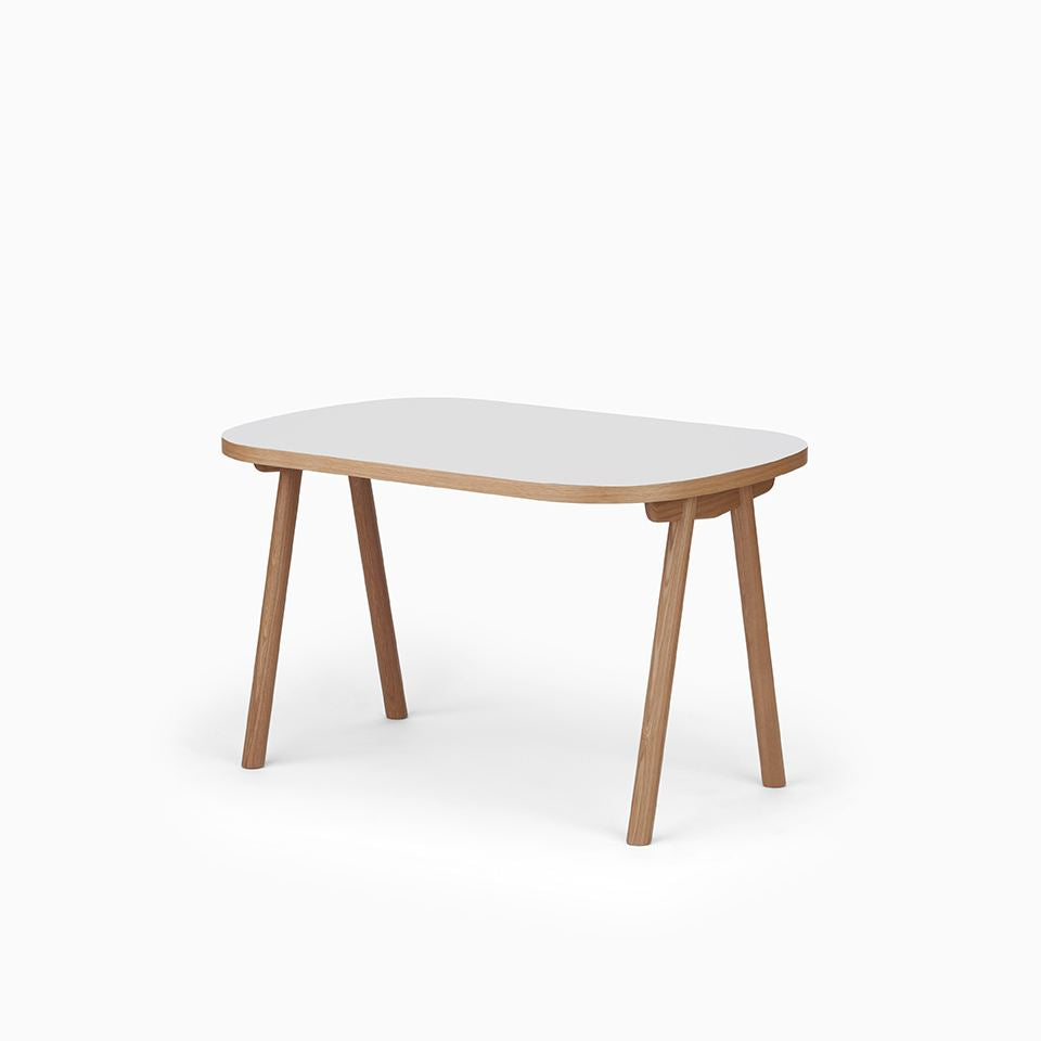 KUUM Table Oval  W1200 × D800 - メラミンホワイト / クーム テーブル