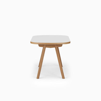 KUUM Table Oval  W1200 × D800 - メラミンホワイト / クーム テーブル