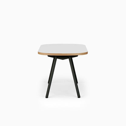 KUUM Table Oval  W1200 × D800 - メラミンホワイト / クーム テーブル