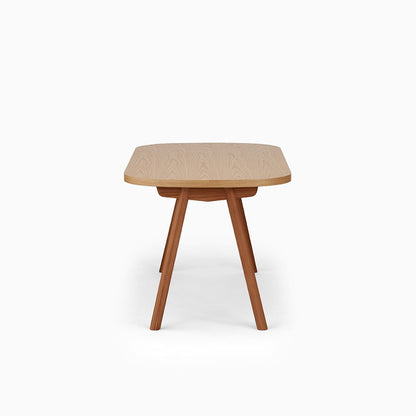 KUUM Table Oval  W1400 × D800 - オーク突板ナチュラル / クーム テーブル