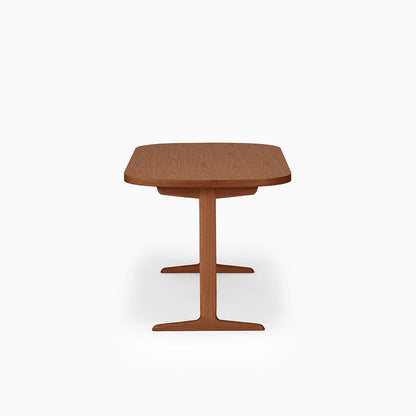 KUUM Table Oval  W1400 × D800 - オーク突板ブラウン / クーム テーブル
