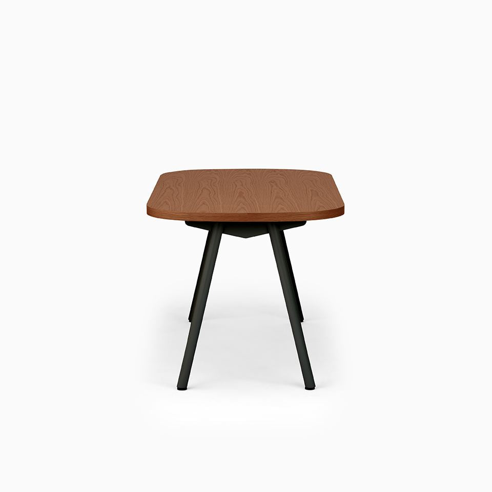KUUM Table Oval  W1400 × D800 - オーク突板ブラウン / クーム テーブル