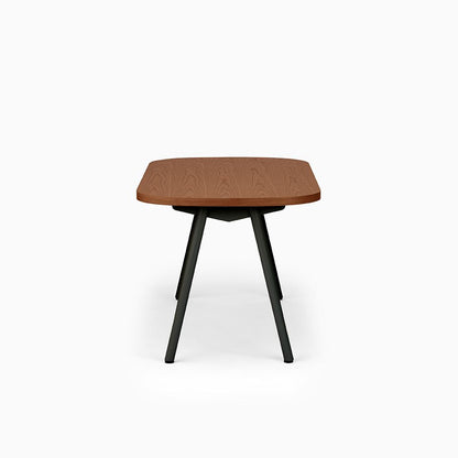 KUUM Table Oval  W1400 × D800 - オーク突板ブラウン / クーム テーブル