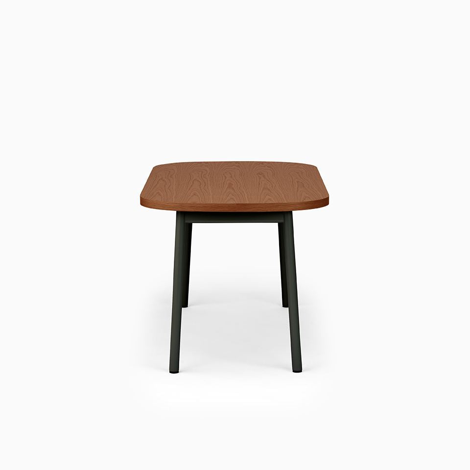 KUUM Table Oval  W1400 × D800 - オーク突板ブラウン / クーム テーブル