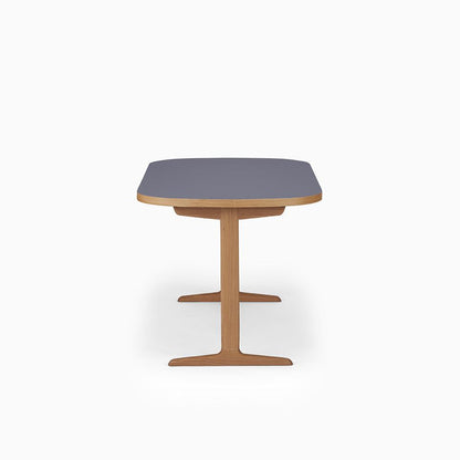 KUUM Table Oval  W1400 × D800 - メラミンネイビー / クーム テーブル