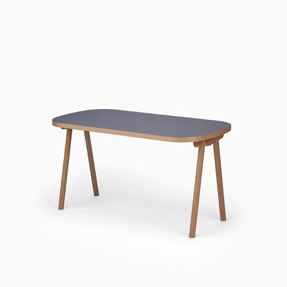 KUUM Table Oval  W1400 × D800 - メラミンネイビー / クーム テーブル