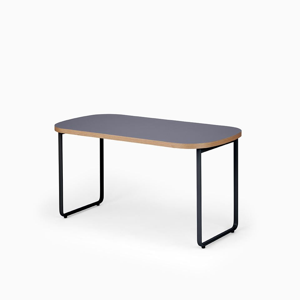 KUUM Table Oval  W1400 × D800 - メラミンネイビー / クーム テーブル