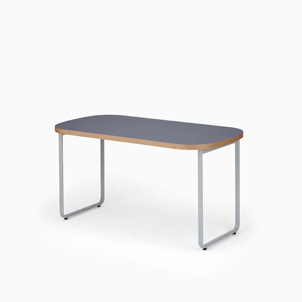 KUUM Table Oval  W1400 × D800 - メラミンネイビー / クーム テーブル